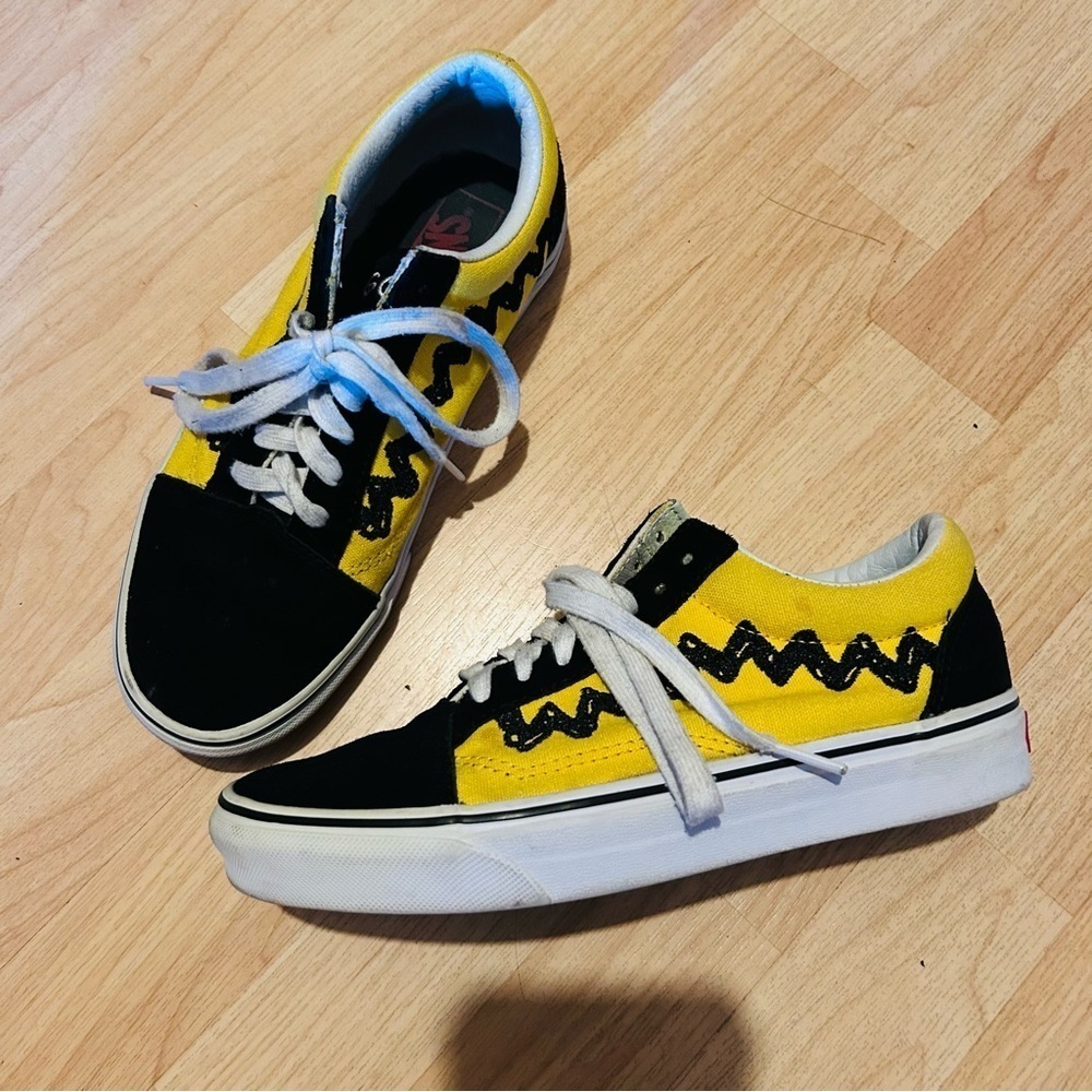 🚩Vans x Peanuts Charlie Brown Good Grief Old Low Skool SK8 Men 6 / Women 7.5